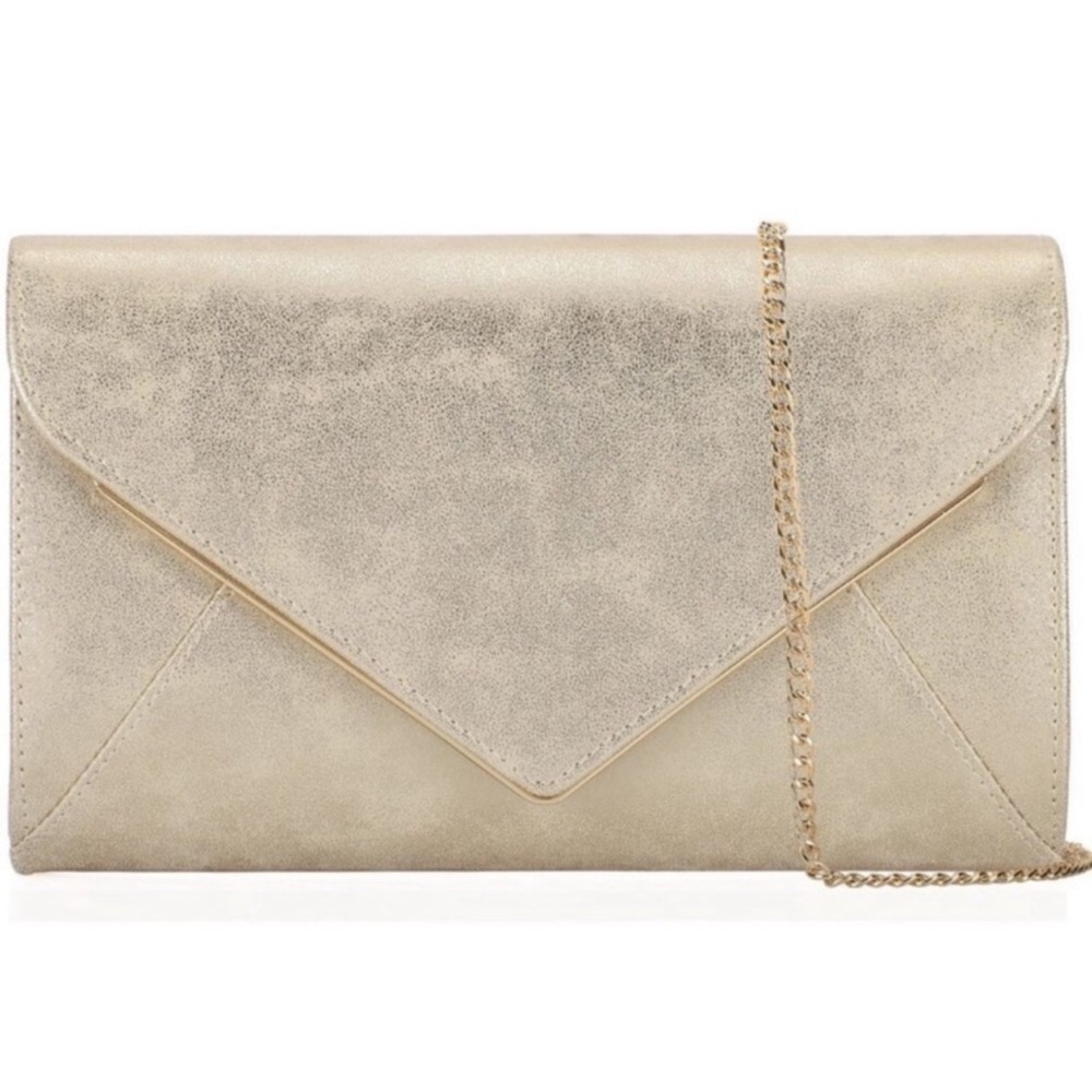 Pu Leather Clutch Purses Evening Envelope Handbag Prom Wedding Party new
